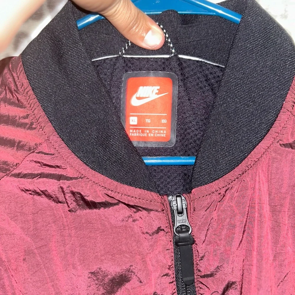 Nike Men's Sportswear Tech Hypermesh Varsity‎ Jacket Red